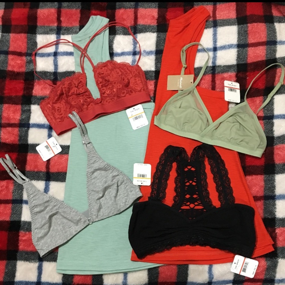 Free People/Madewell Bralette and Tank Bundle XS/S
